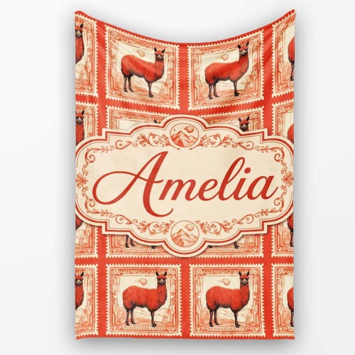 Soft fleece blanket vintage - fleece,