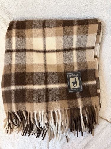 Alpaca superfine throw blanket - alpaca,