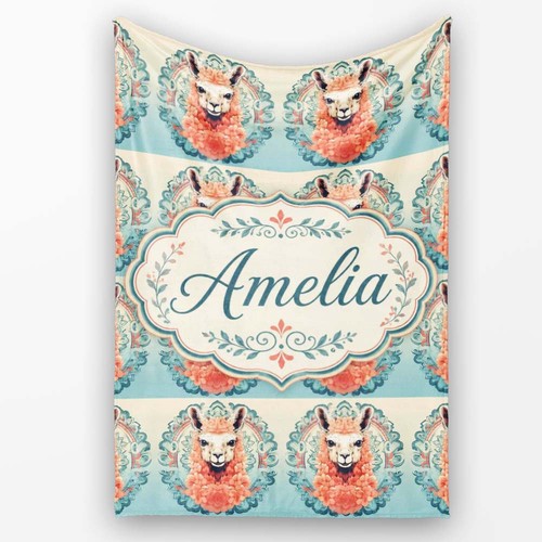 Soft fleece blanket floral - soft,