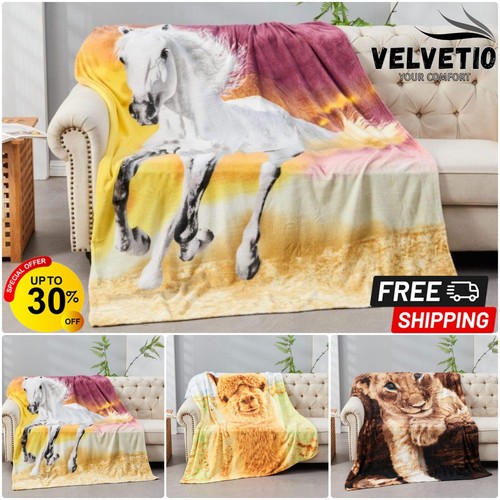 Animal print throw large - print,