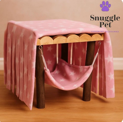Fleece pet hammock with - fleece,