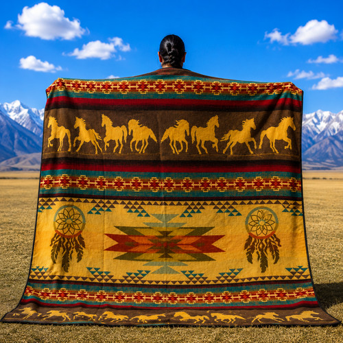 Handwoven queen alpaca - handwoven,