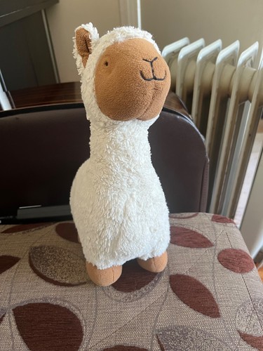 Llama cute white - white,, bed